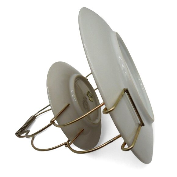 GIFTCRAFT Japan Plate Stand 2-Tier Fruit Design Japan Vintage - Picture 8 of 11